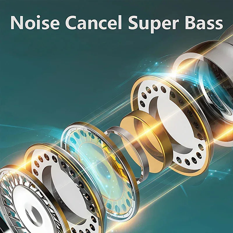 3.5mm Headphones Sports Wired Earphones HIFI Bass Wired Earbuds in-Ear Headset Game Subwoofer with Mic Handsfree Call For Phones Tidesmit