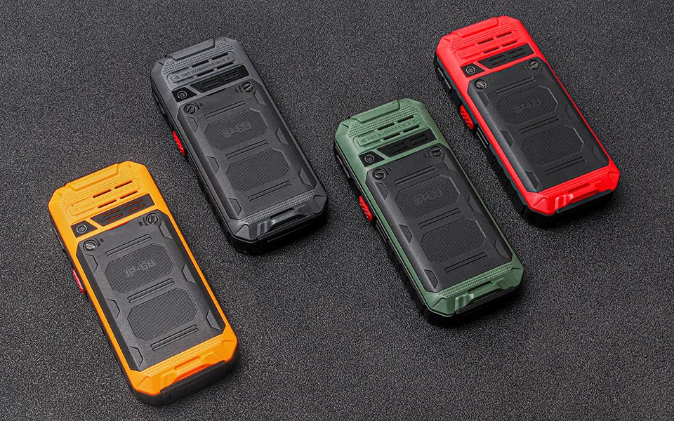 UNIWA S9 4G Feature Phone 2.4 ” IP68 Waterproof SOS Button Big Loudspeaker LED Light 3000mAh Rugged Cost-effective Mobile Phones