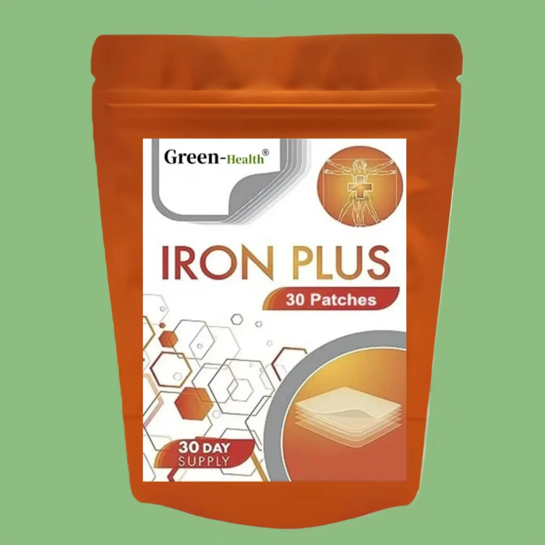 Iron Plus Transdermal Patches -  30 Patches One Month Supply