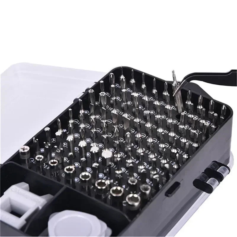 TINSOL 115 in 1 Multifunctional Magnetic Screwdriver Set Screw Driver Bits PC Computer Phone Watch Repair Hardware Tool Kit