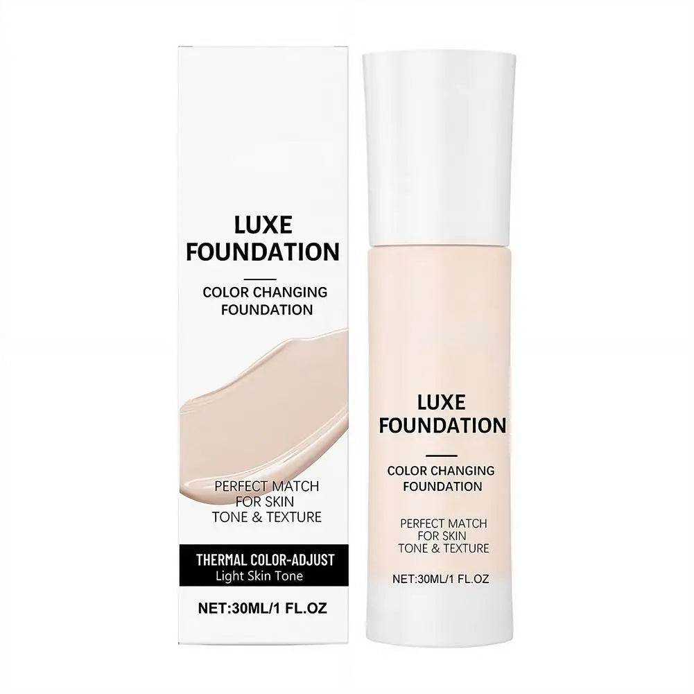 Tidesmit 24H long lasting color changing liquid foundation texture close-up for flawless face makeup coverage