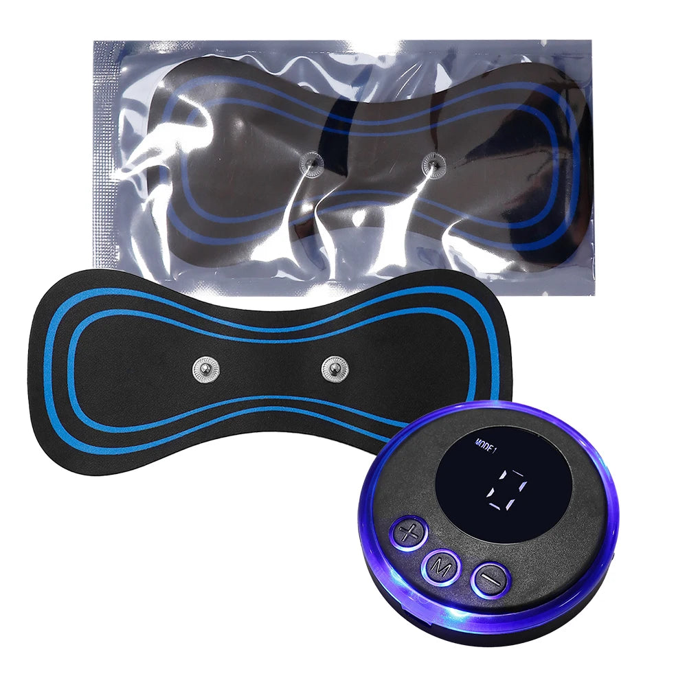 EMS Neck Massager - Portable TENS Pulse Pain Relief Patch for Muscles Body Shaping Massage Equipment Tidesmit