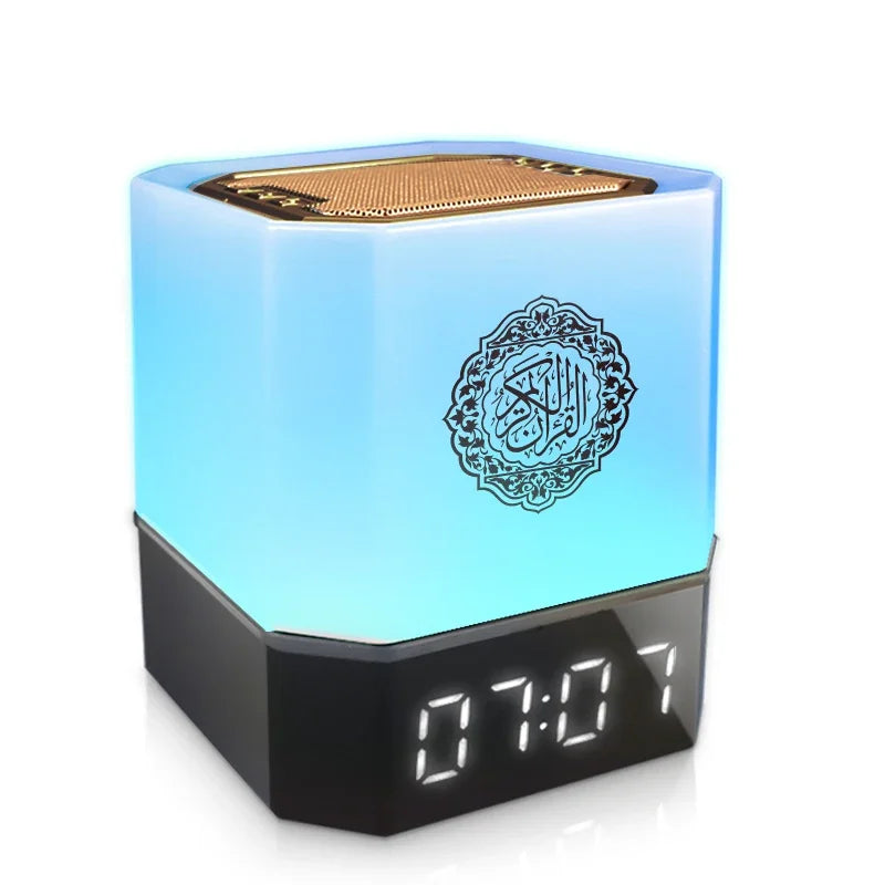 Quran Islam Arabic Muslim Azan Clock Koran Night Light Lamp Bright Portable Bluetooth Speaker Wireless Ramadan Arab Islamic Holy
