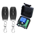 433Mhz Wireless Remote Switch Relay Kit - 12V Reliable Home Automation 1receiver 2remote Tidesmit