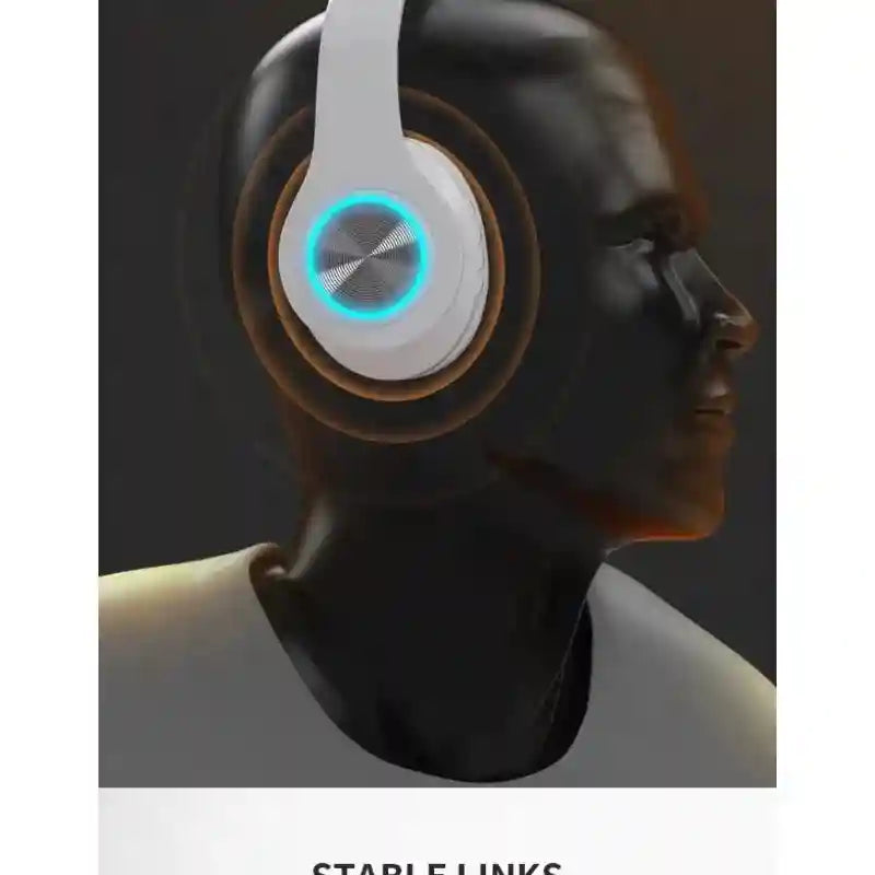 Wireless Over-Ear Headphones with Active Noise Cancellation - Black Tidesmit