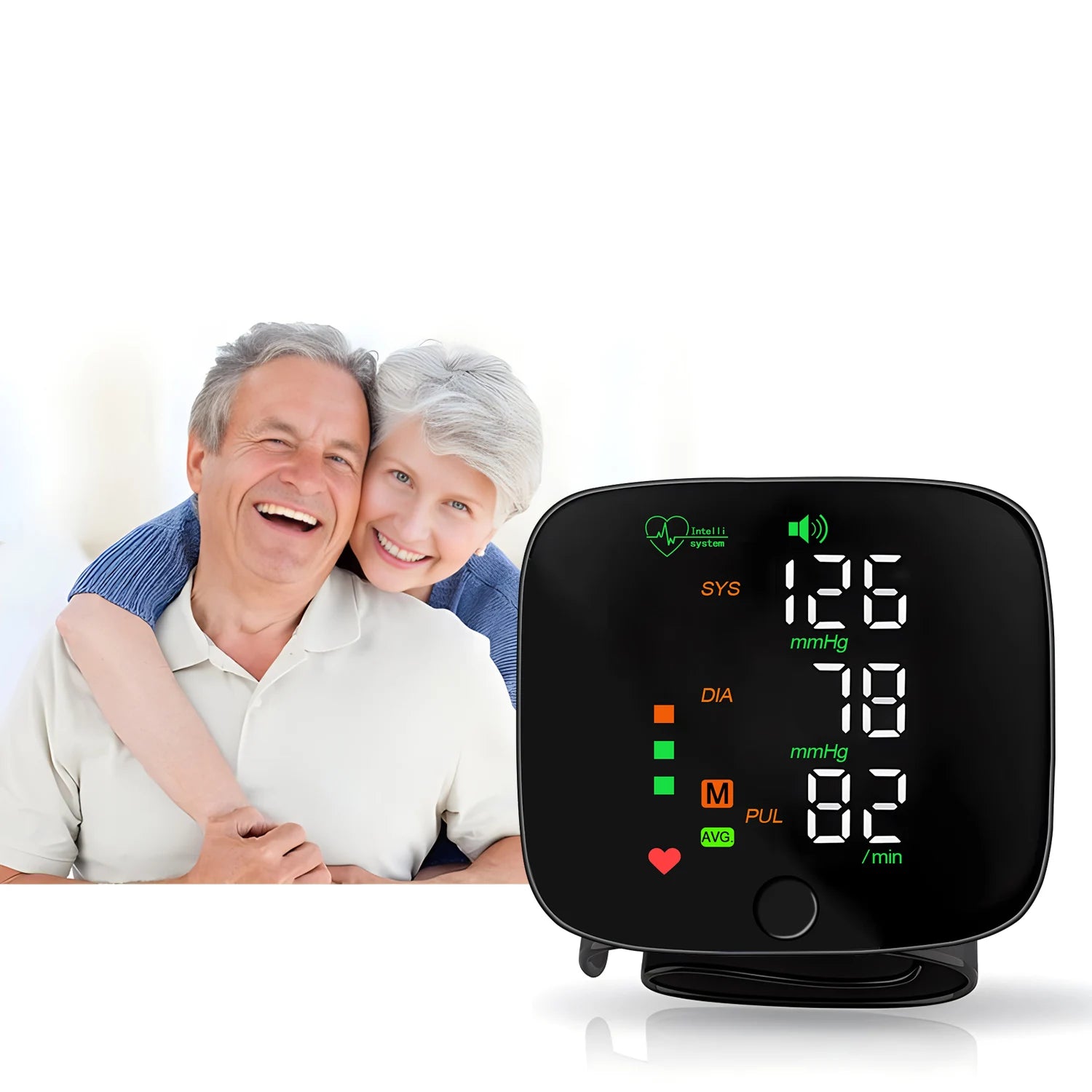 Rechargeable Wrist Blood Pressure Monitor Medical English Russian Voice Digital Tensiometro Health Sphygmomanometer Tonometer