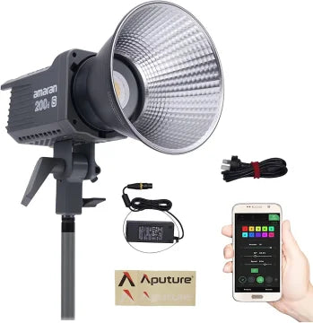 Amaran COB LED Video Light: Pro Bicolor Studio Lamp for Content Creation amaran 200d-s Tidesmit