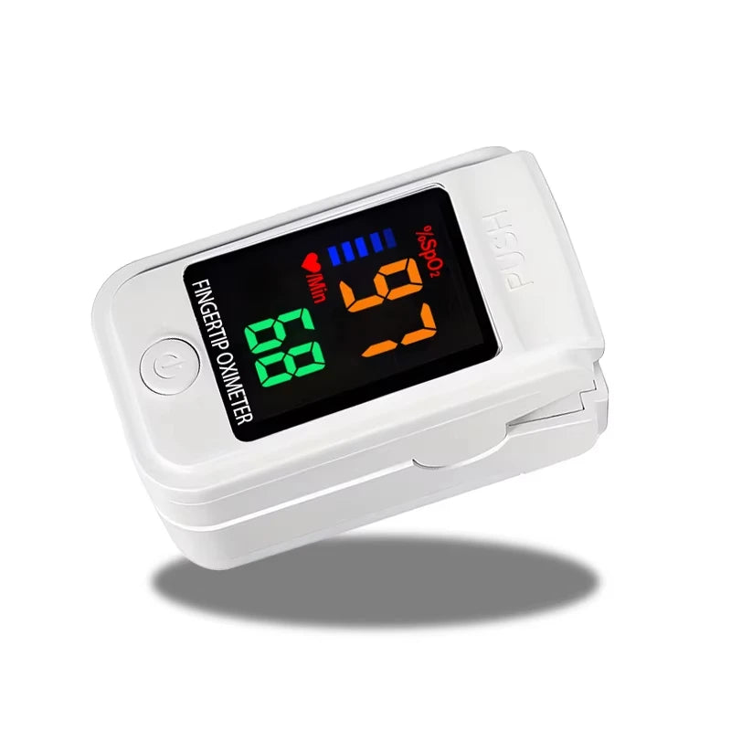 Portable Fingertip Oximeter Heart Rate Meter Pulse Blood Oxygen Saturation OLED Screen Digital Tube Practical Monitor