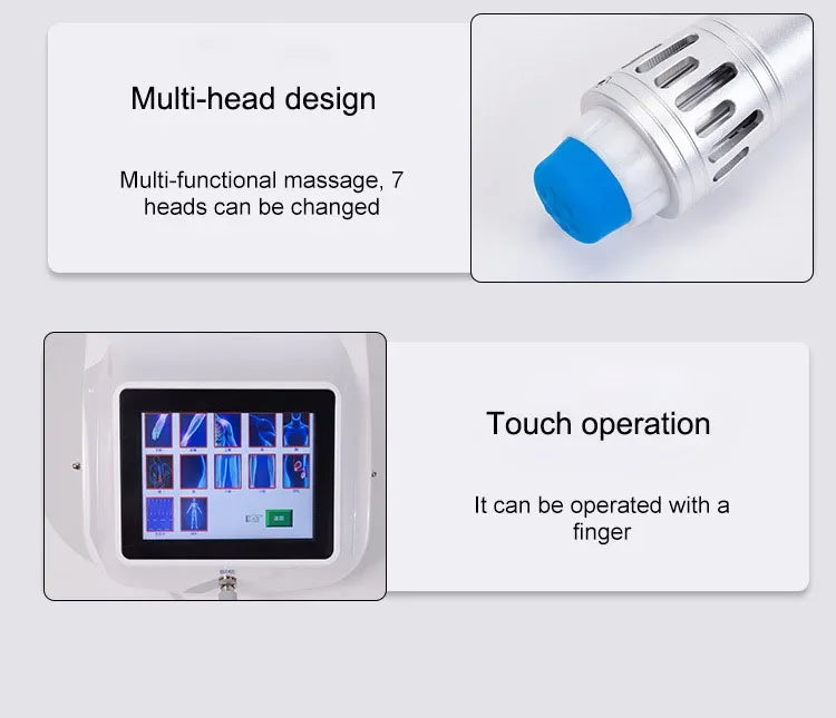 Shock Wave Therapy Device for Back Pain Relief - Electric Massager Massage Chairs Tidesmit