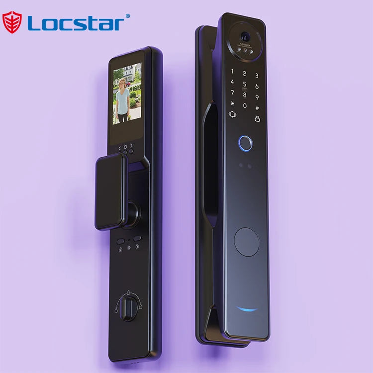 New Redesign Technology Cerradura Digital Finger Print Palm Vein Smart Door Lock With Camera And Fingerprint
