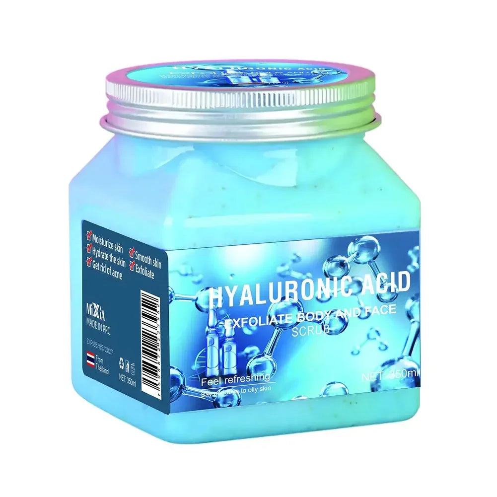 Exfoliating Body Scrub 350ml | Deep Cleansing Hydrating Gel by Tidesmit Scrubs Treatments HA Tidesmit