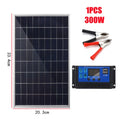 300W500W Solar Panel Kit Complete12V Polycrystalline USB Power Portable Outdoor Rechargeable Solar Cell Solar Generator for Home