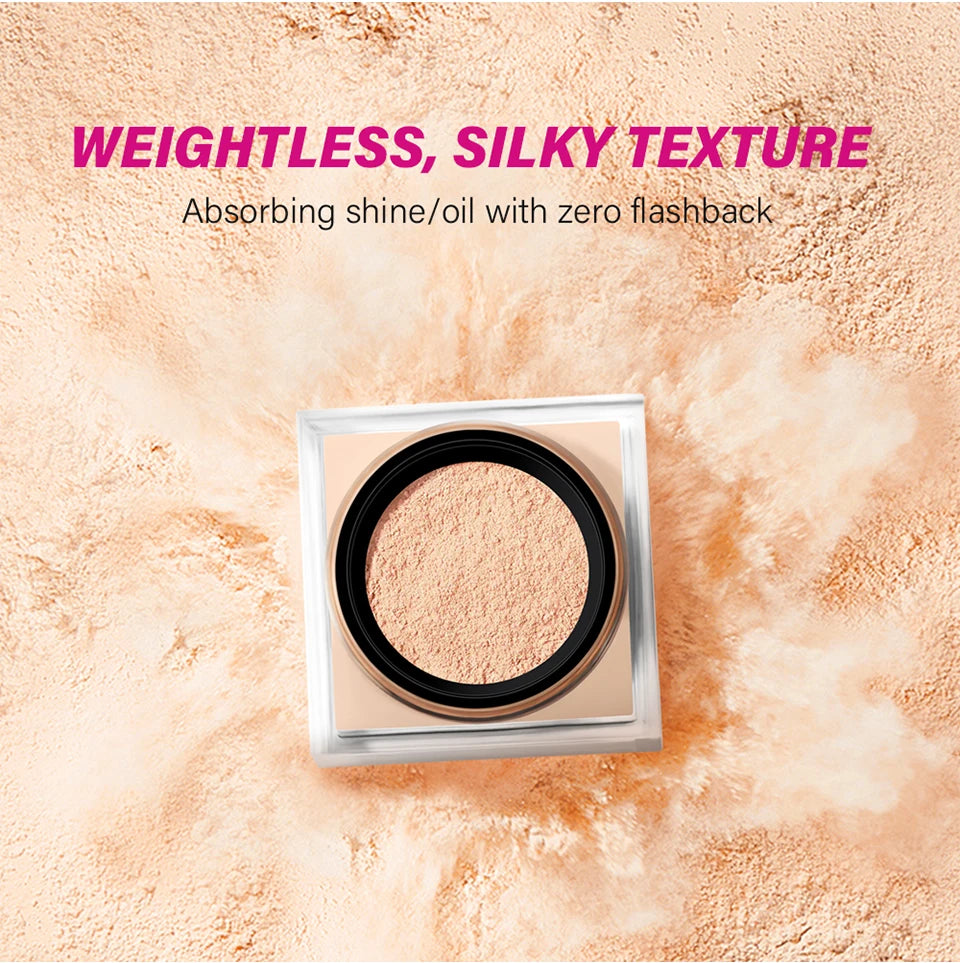 Tidesmit matte setting powder for long lasting oil control and waterproof brightening finish in face makeup