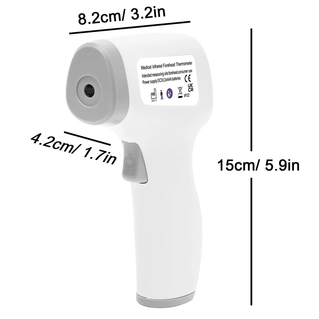 Medical Non Touch Infrared Thermometer Digital Forehead Fever Temperature Meter Home Use