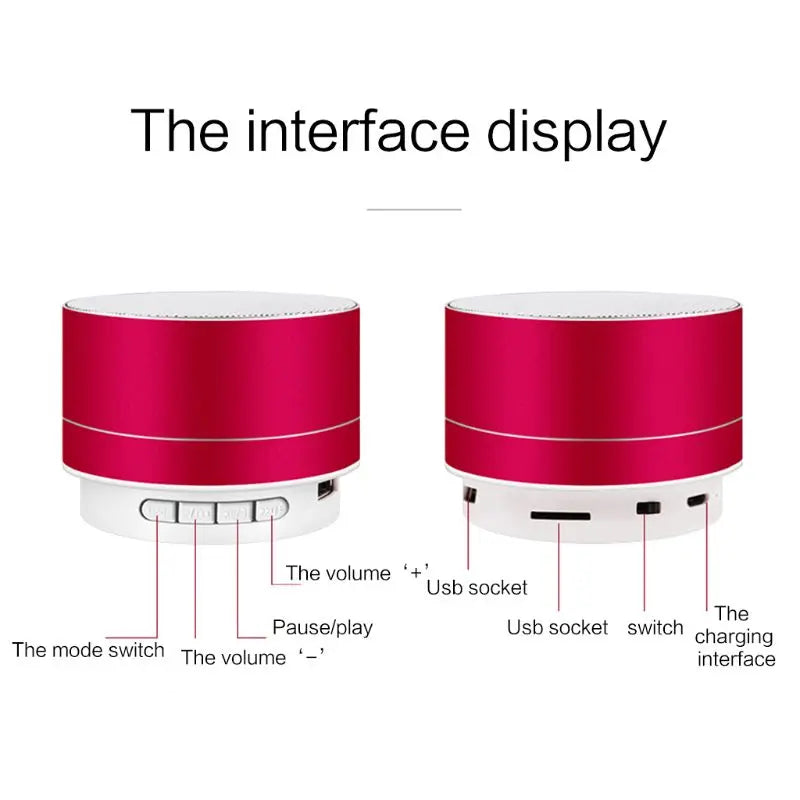 Portable Wireless Caixa De Som Bluetooth Speaker Mini Music Sound Box Blutooth For Subwoofer Bocina Handfree Baffe Blootooth USB