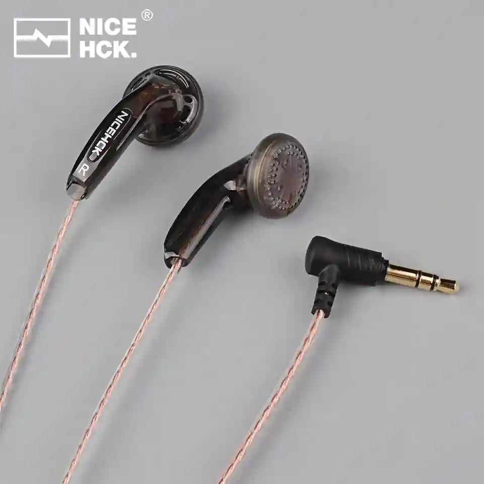 Wired 3.5mm HiFi Earbuds - Green Monitor Headphones for Clear Audio Tidesmit