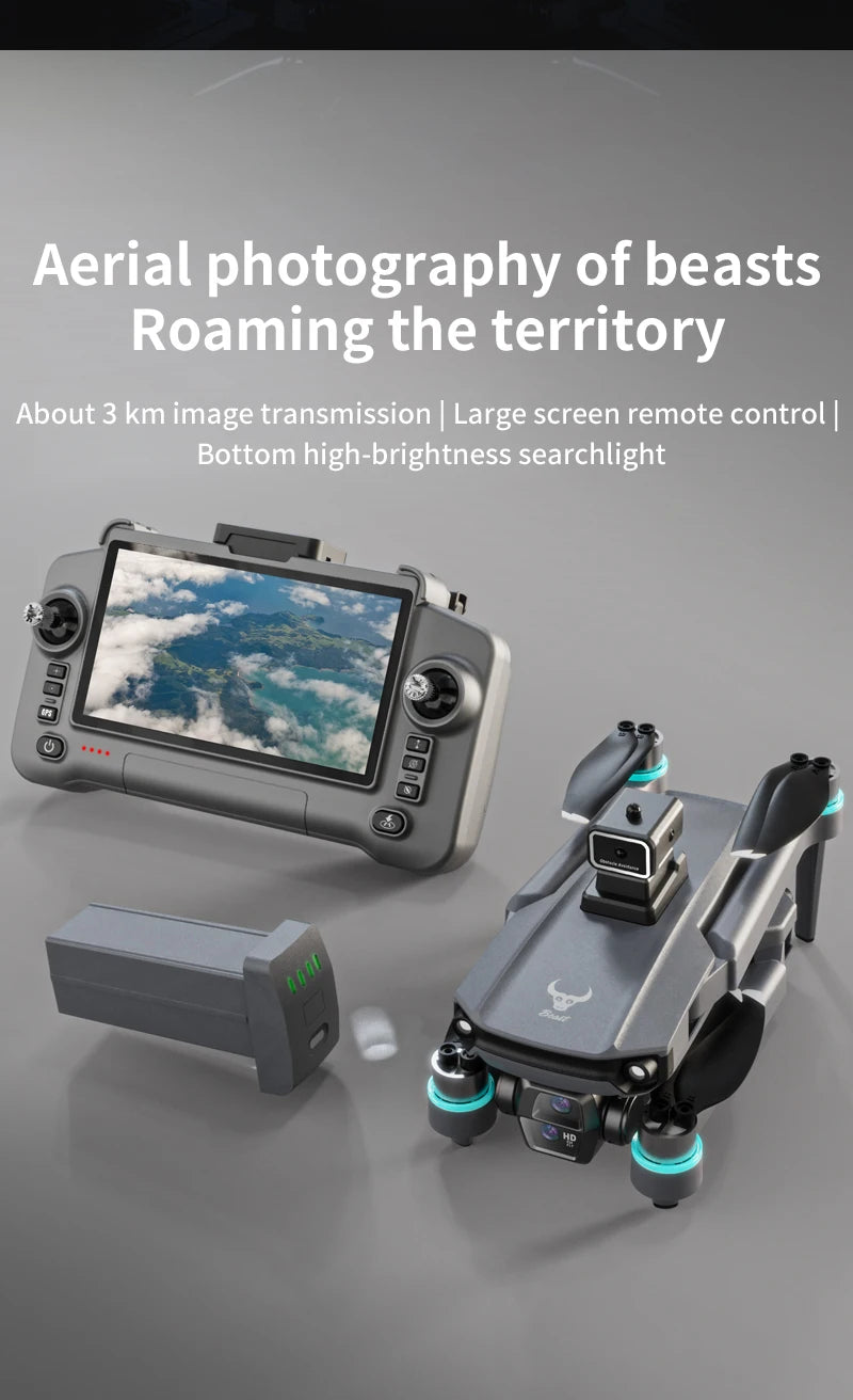 Tidesmit 8K GPS Drone with EIS Stabilization and Obstacle Avoidance Tidesmit