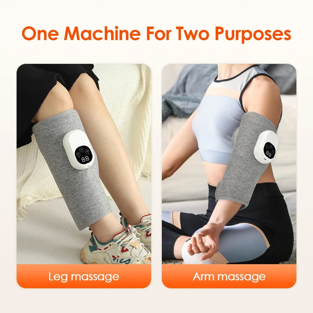 Portable Calf Massager with Heat - Air Compression Recovery Device Fascia Gun Tidesmit