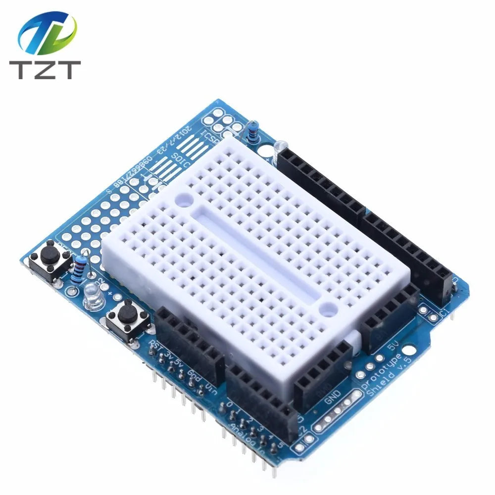 Smart Electronics UNO Proto Shield prototype expansion board with SYB-170 mini breadboard based For arduino UNO ProtoShield DIY