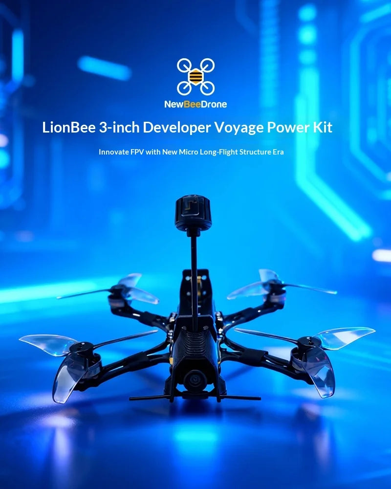 LionBee 3-Inch FPV GPS Drone | Long Range ELRS 2.4G Kit Tidesmit