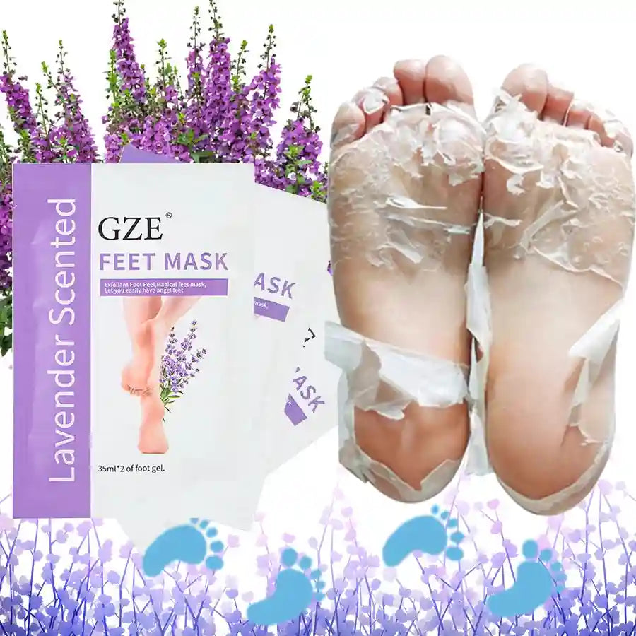 Foot Peel Mask for Cracked Heels and Callus Removal - GZE007 Scrubs Treatments Tidesmit
