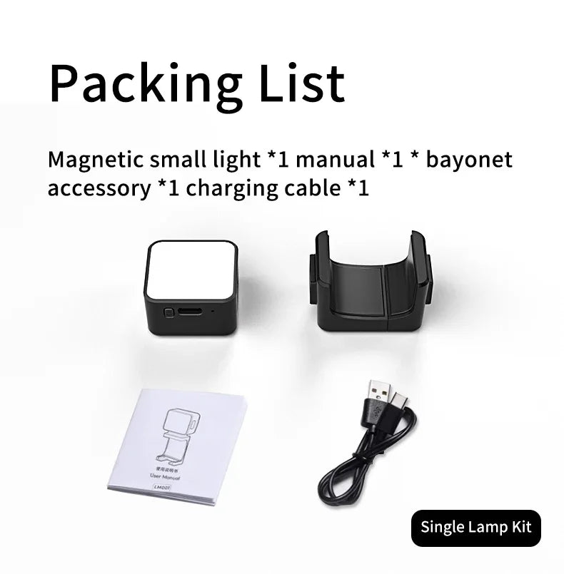 Pocket 3 Magnetic LED Fill Light for Content Creation Tidesmit