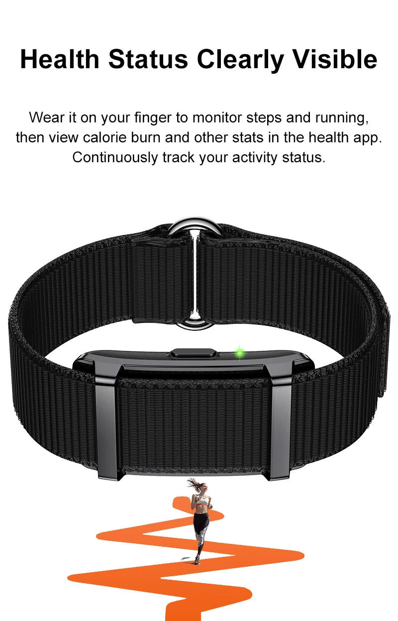 ZH Digital Sport Fitness Tracker Smart Bracelet Heart Rate Blood Pressure Monitor Pedometer Call Reminder Smartwatch Band