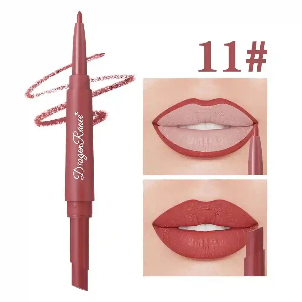 Matte Lip Liner and Lipstick Pen | Waterproof Long Lasting 2-in-1 Lip Care 11 Tidesmit