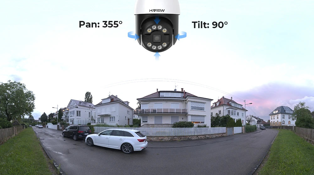 H.view 8CH 5mp Wireless Wifi Camera Security System CCTV Camera Video Surveillance Kit NVR Indoor Outdoor Two-Way Audio Xmeye