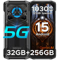 DOOGEE 5G Smartphone, 10300mAh Battery, 6.6 Inch Display AE 8GB 256GB Silver UNITED KINGDOM Tidesmit