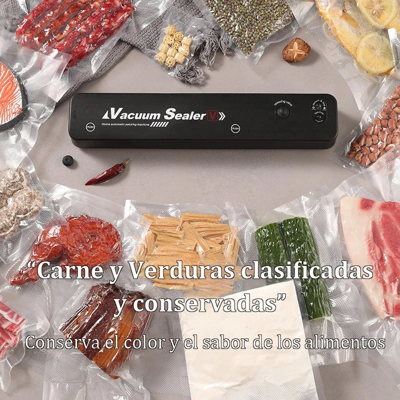 Vacuum sealing machine small food packaging machine fully automatic sealing cooked food compression plastic sealing machine