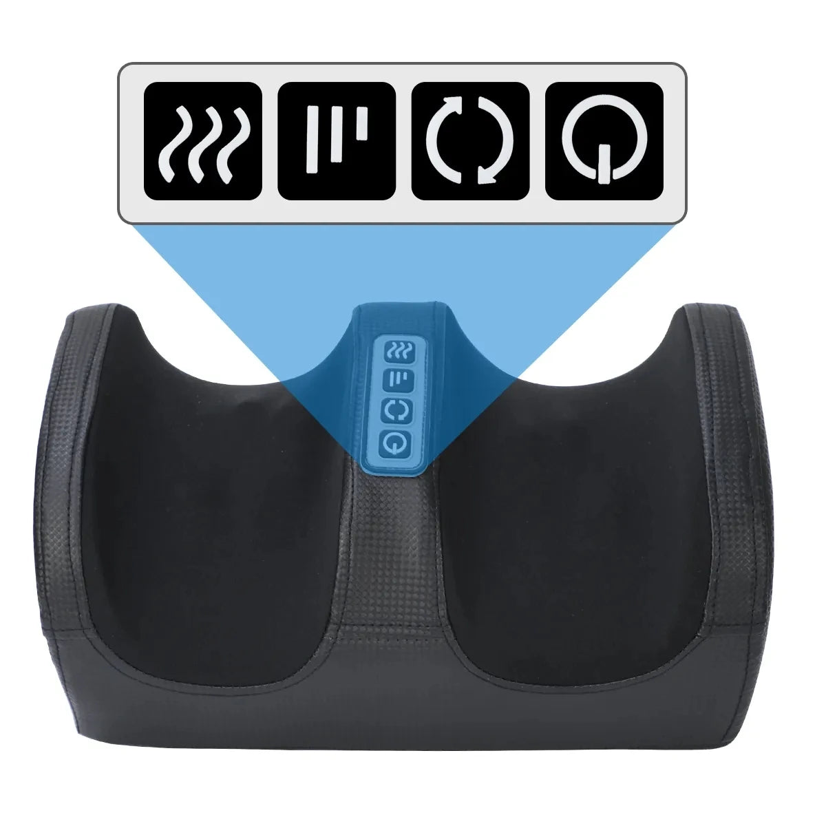 Electric Foot Massager with Heat Therapy - Deep Tissue Muscle Relief Body Shaping Massage Equipment Tidesmit