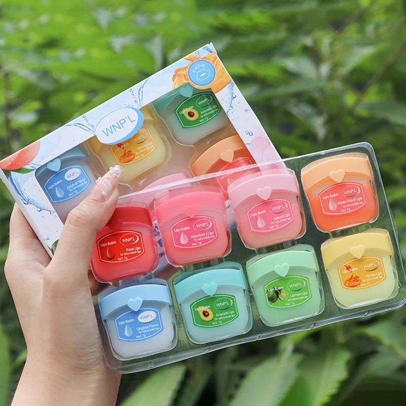 Moisturizing Lip Balm Set - Natural Plant-Based Lip Care (4-8pcs) Lip Care Tidesmit