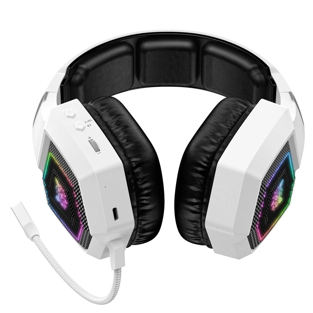 Wireless Gaming Headset with Active Noise Canceling - White Tidesmit Tidesmit
