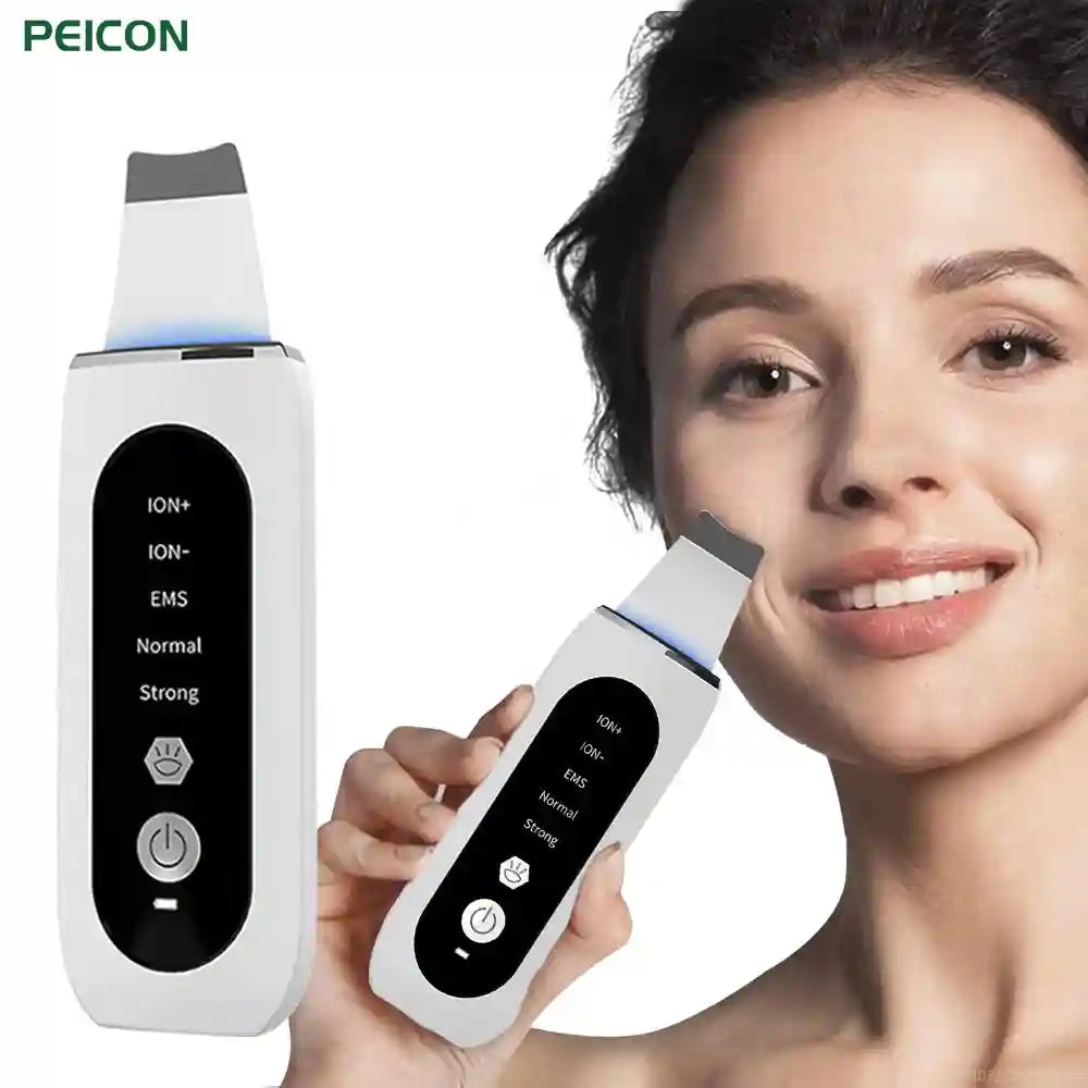 Ultrasonic Skin Scrubber | Professional Facial Cleansing Tool Scrubs Treatments Tidesmit