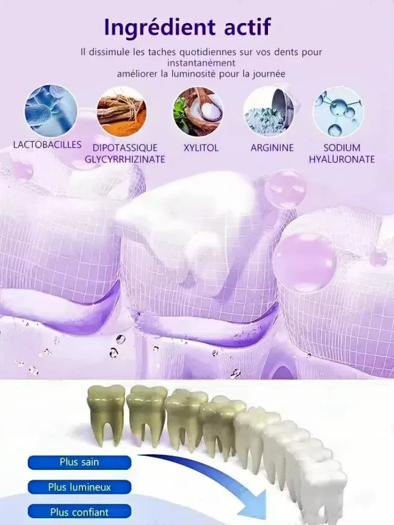 Tidesmit probiotic teeth whitening treatment for repairing tooth decay and deep enamel cleaning