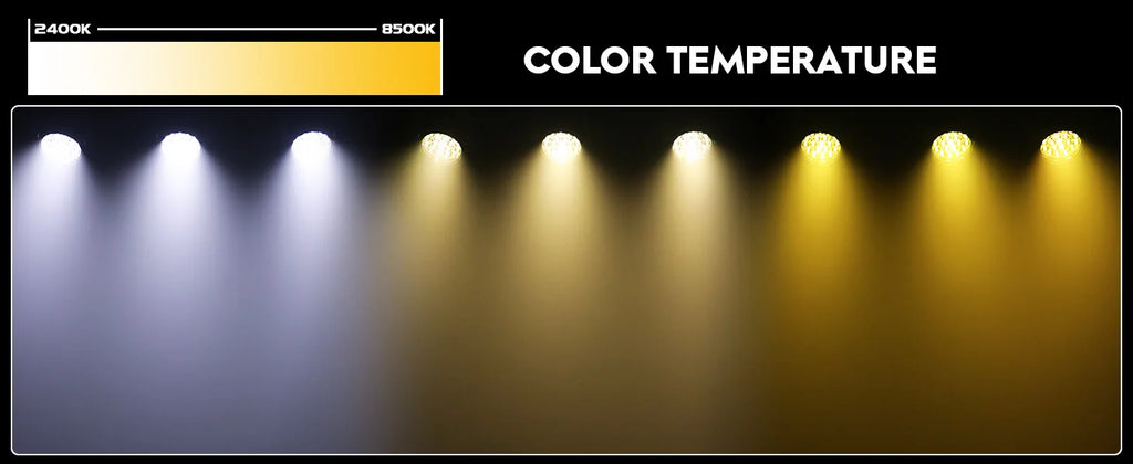 2PCS 19x15W Beam Moving Head Light RGBW LED Lighting Zoom Wash Lights DMX Stage Effect Lighting for Disco Party Concert Theater