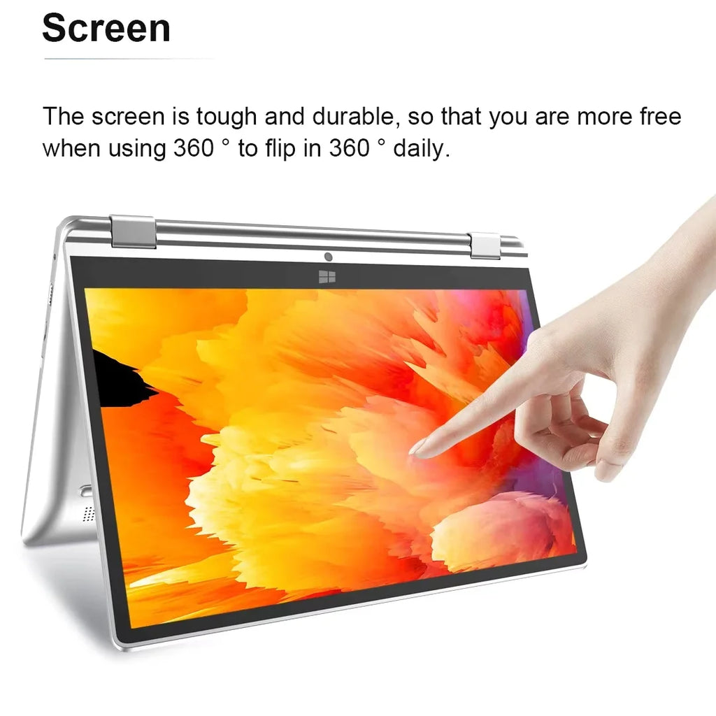 11.6 inch  2 in 1 Touch Screen Notebook Intel Core i7-8500Y Windows 11 Pro Tablet PC Computers 8GB RAM 512GB SSD Study Laptop