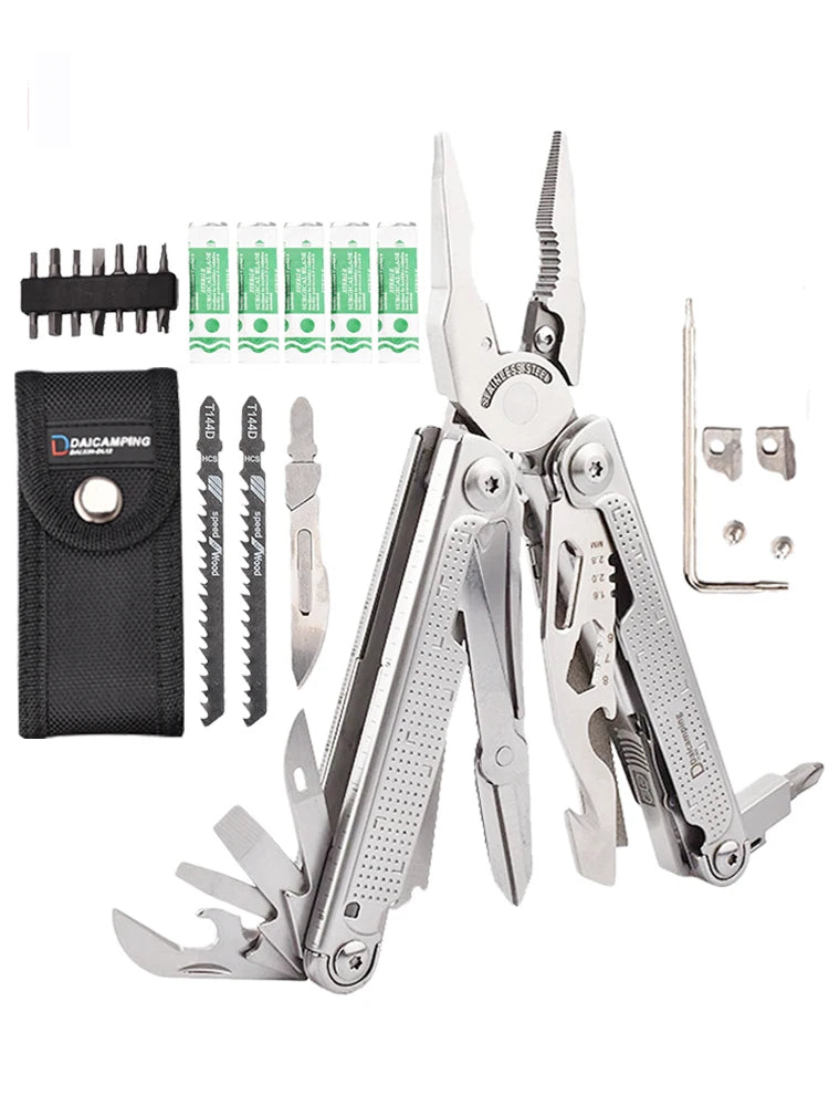 Daicamping DL302 Hand Multi Tool Multi-tool Sets Cutter Foldable Pliers Multifunctional EDC Tools Folding Multitools