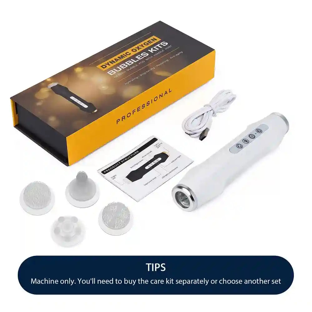 Oxygen Bubble Facial Machine for Deep Skin Cleansing | Tidesmit Eye Massage Instrument Tidesmit