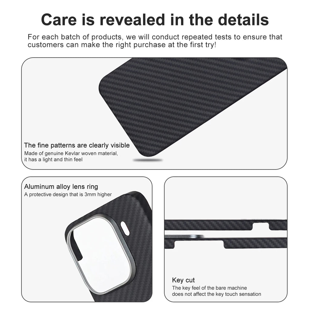 Oppo Find X9 Pro Carbon Fiber Case - Slim Magnetic Protection Tidesmit