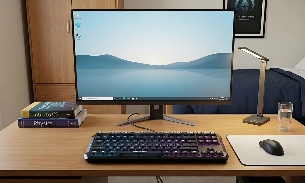 DarkBeacon Flux 87 Hall Effect Gaming Keyboard Wired, 80% Layout PC MAC Esports Keyboards, Red HE Magnetic Switch, 0.01mm Rapid Trigger, Adjustable Actuation, 8000Hz Polling, Hot Swappable, RGB Backlit, RS/SOCD/DKS/MT