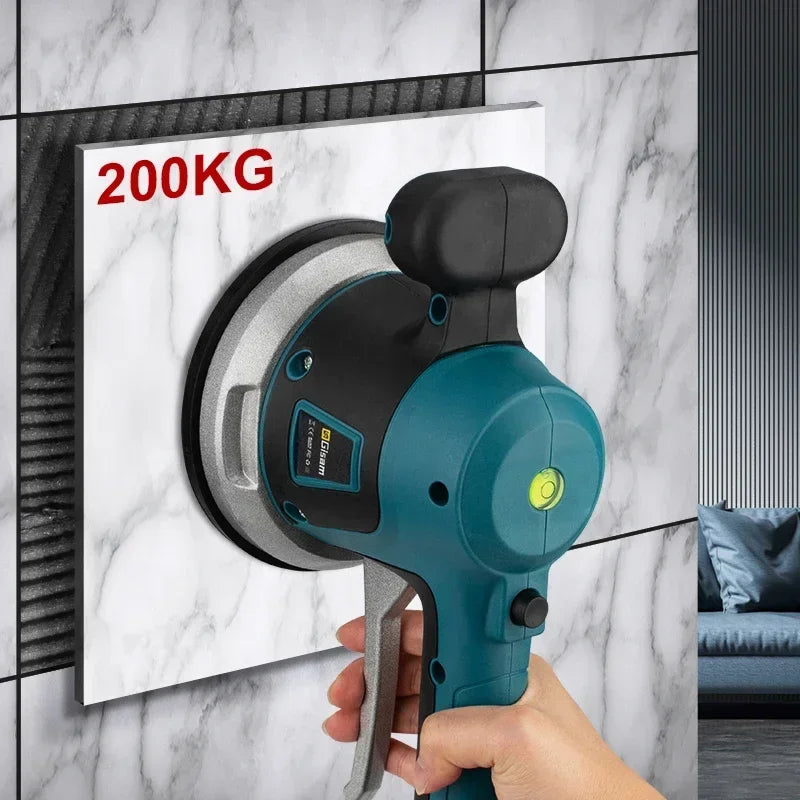 Gisam Cordless Tiler Vibrator Tiling Machine 6 Speed Automatic Tile Leveling Adjustment Absorb Tool For Makita 18V Battery Pin