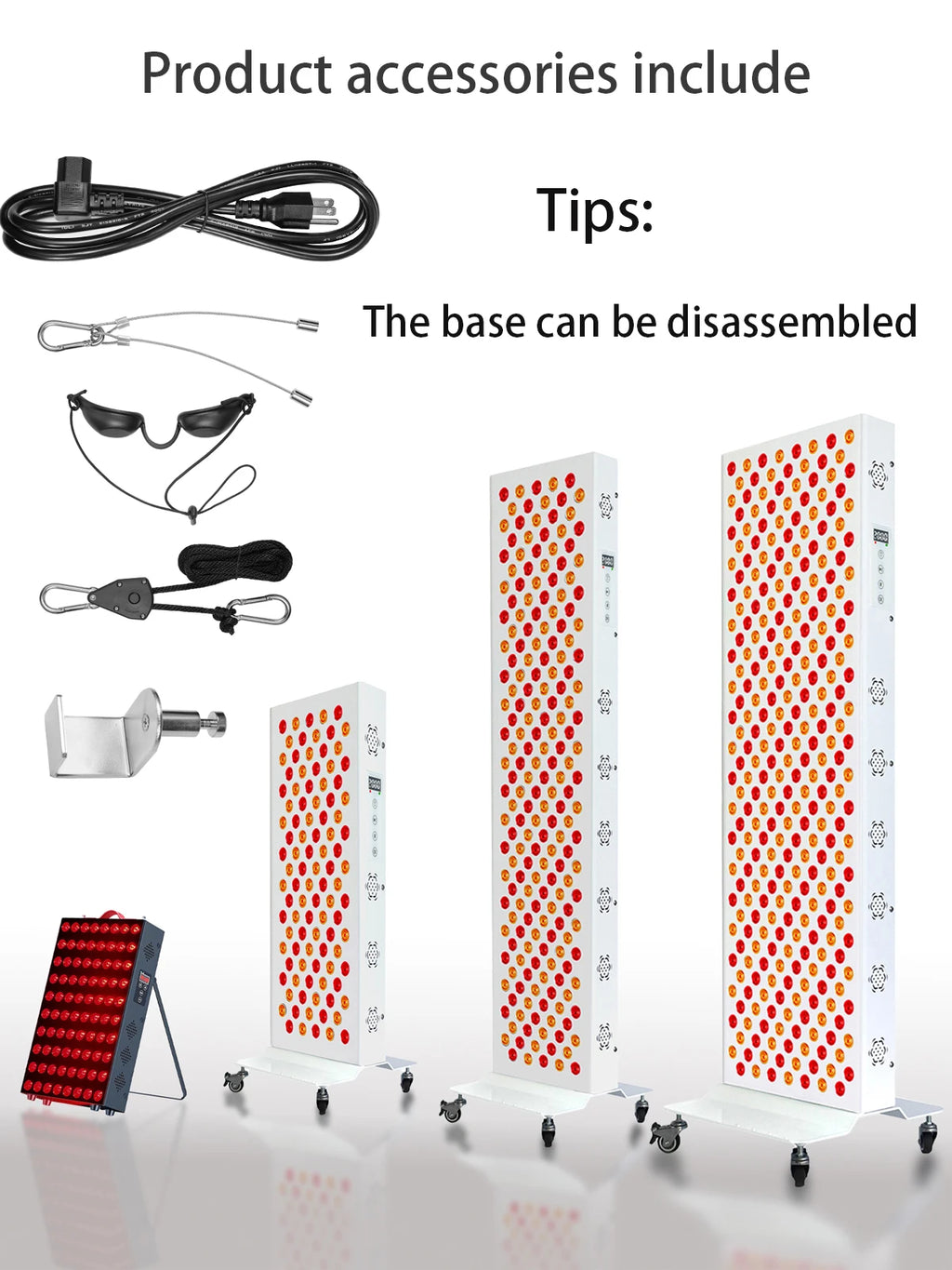 Dual Chip Red Light Therapy Panel Lamp 630nm 660nm Near Infrared Therapy Light 810nm 850nm LED Beauty Devices for Face and Body