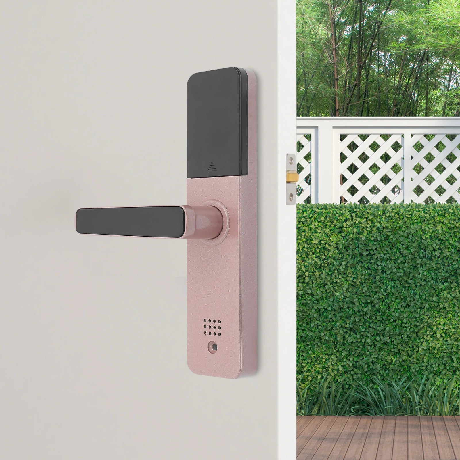 Smart Door Lock WiFi Tuya APP Fingerprint Keyless Entry Door Lock W/50 Fingerprints, 100 Passwords, Key & Temporary Password