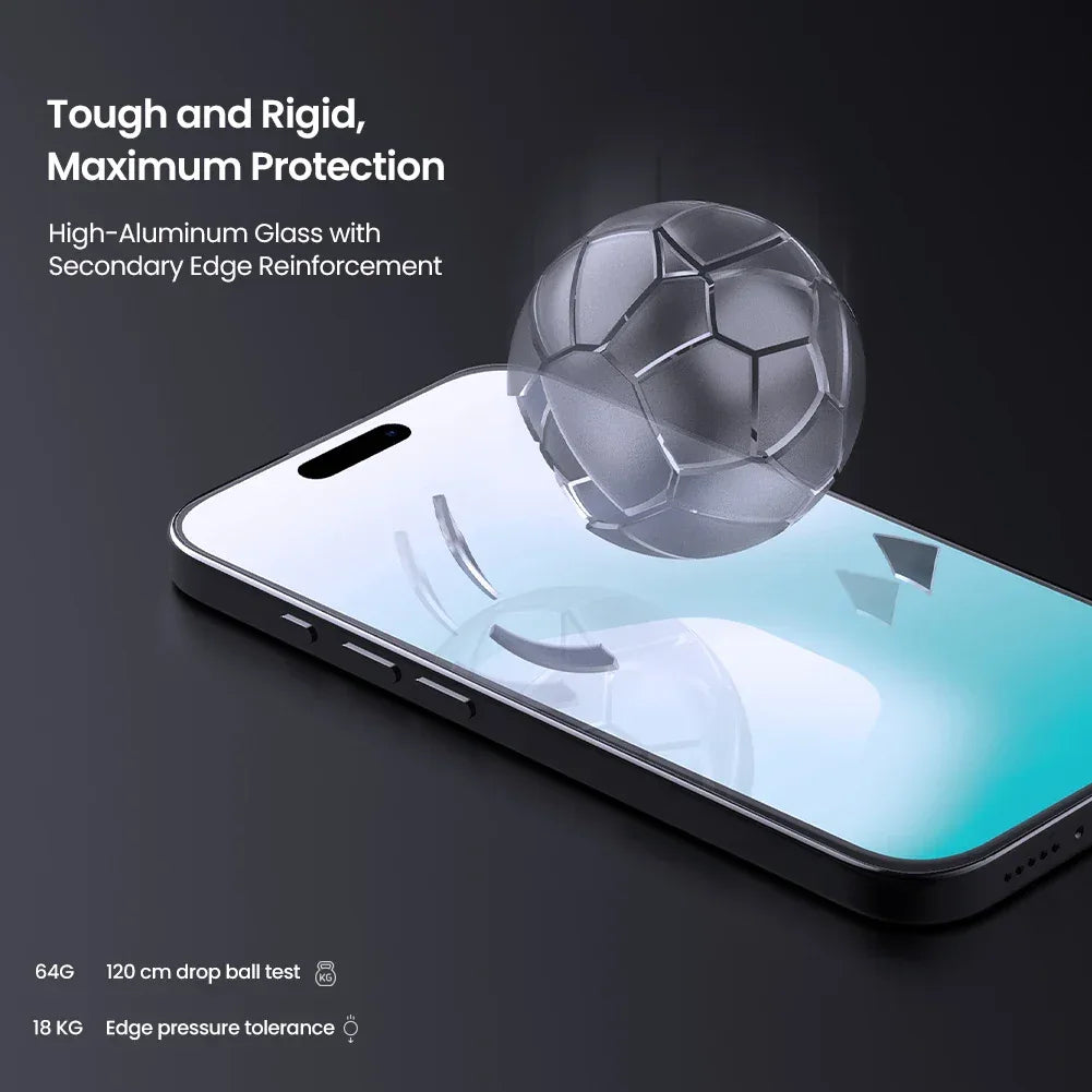 iPhone 17 Pro Max Screen Protector - 9H Tempered Glass | Tidesmit Tidesmit