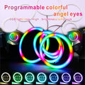 WS2812B COB Pixel Ring Light  27/48/73/96/120mm Individually Addressable WS2812 IC Smart DC5V RGB RING COB  Light Addressable 5V