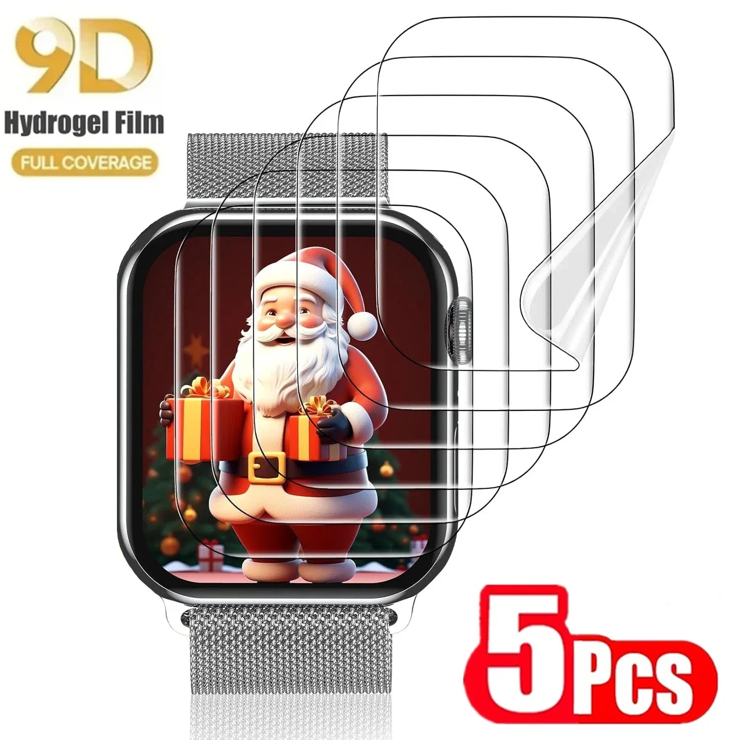 Apple Watch Screen Protector: 5PCS Hydrogel Film for Series 1-10 & Ultra 5PCS Hydrogel Film China Mainland Tidesmit
