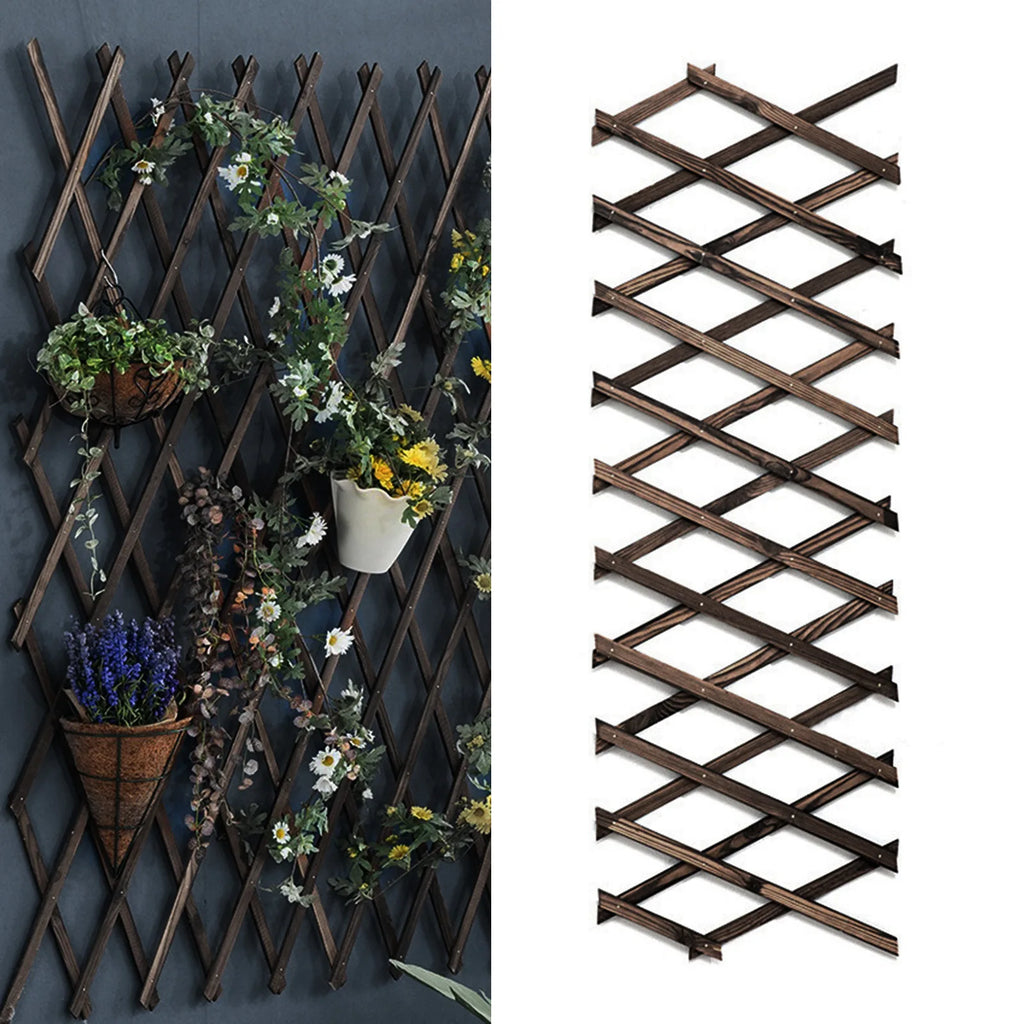 Expandable Plant Climb Hanging Frame Trellis Plant Support Fence Indoor Plant Vertical Rack Wall Decor For Room Patio Garden