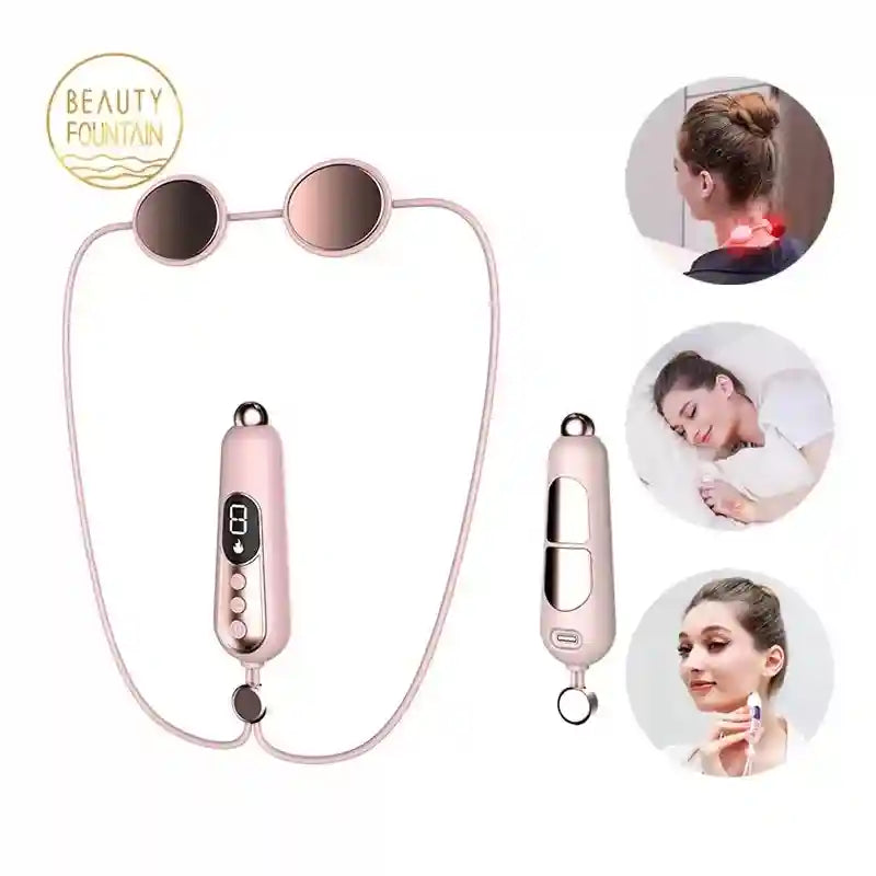 Eye Massage Instrument: 3-in-1 Rechargeable Heat Therapy Device - Pink Eye Massage Instrument Tidesmit